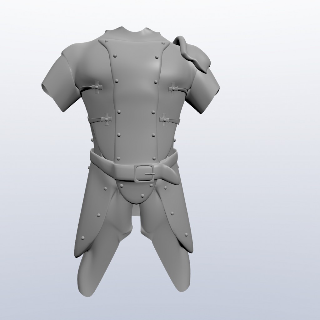 Untextured armour preview image 1